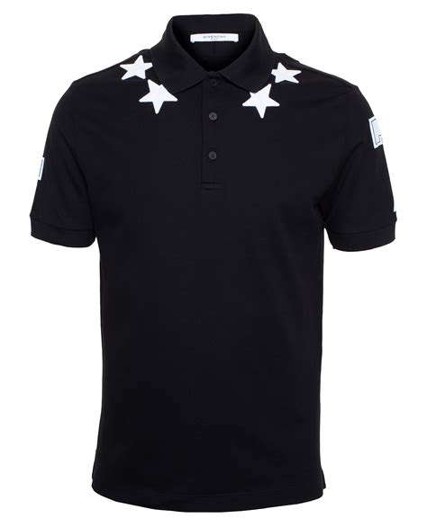 givenchy star polo mens|givenchy star polo.